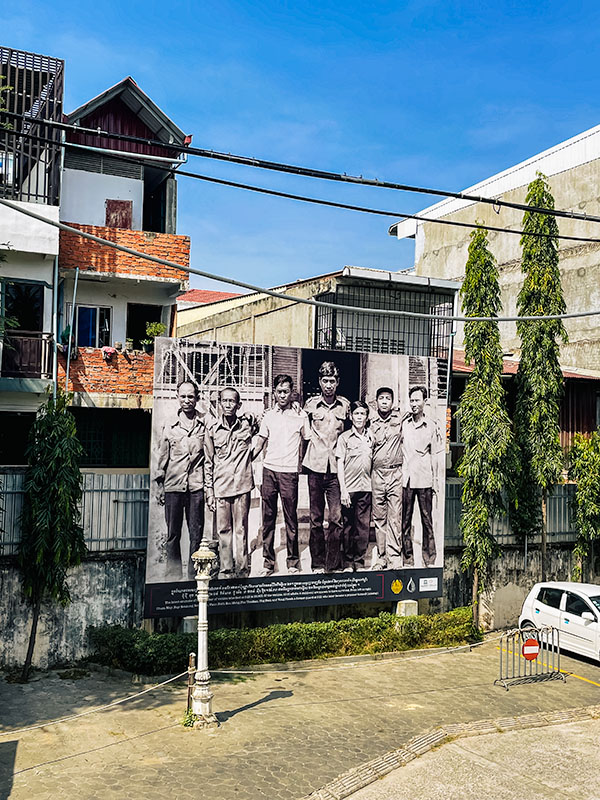 S21 prison (tuol sleng genocide museum) in Phnom Penh